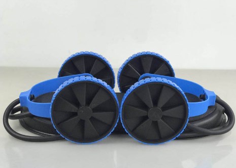 Double Wheel Ab Roller with Resistance Bands